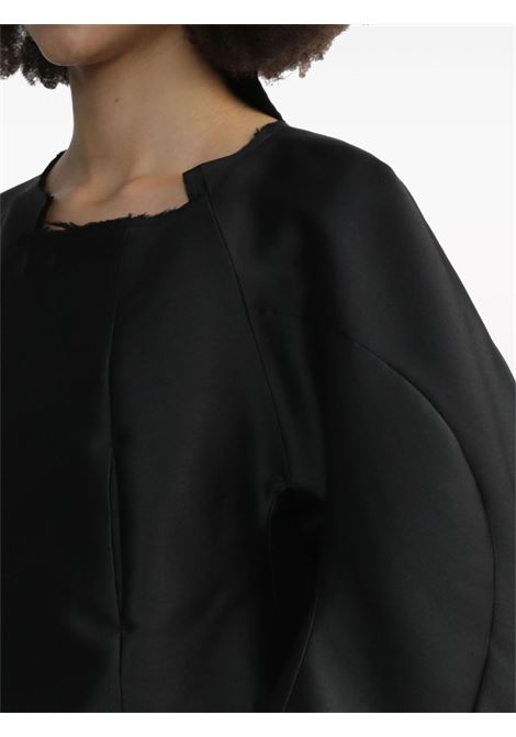 Black long-sleeved cropped top Comme Des Garçons - women COMME DES GARCONS | GMJ0231